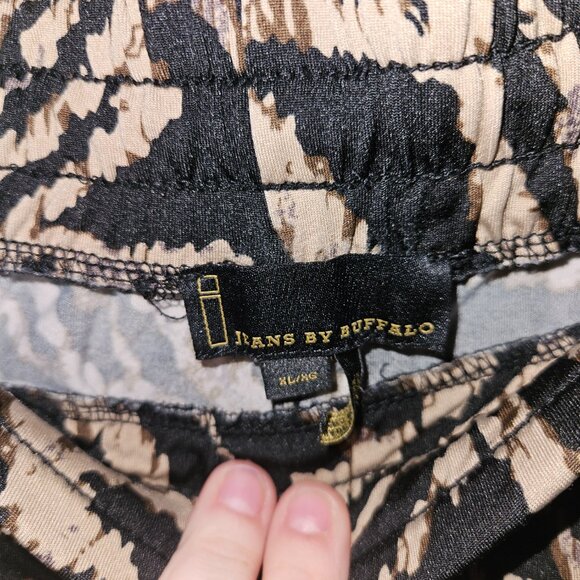 i Jeans by Buffalo Animal Print Joggers XL Stretchy Pants - Picture 2 of 7